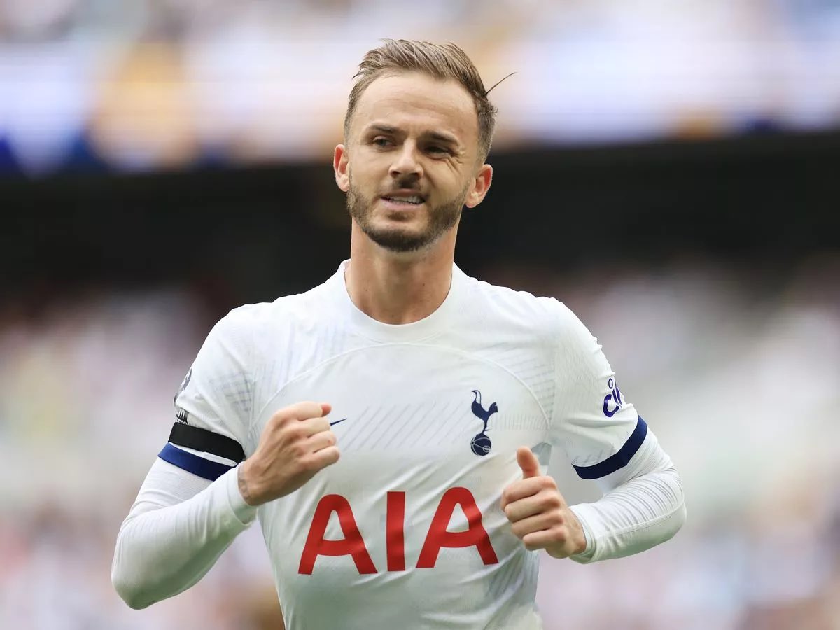 TheSpursExpress's tweet image. 🎙️| James Maddison on @nealmaupay_ copying his celebration: 

“He’s not scored enough goals of his own to have his own celebration so he’s copied mine” 🤣