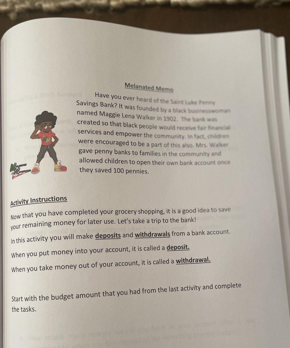 Have you ever heard of the Saint Luke Penny Savings Bank or its founder, Maggie Lena Walker? 🤔

👉🏾 melanatedmath.com

#education #blackhistory #financialliteracy #stem #STEMeducation #stemeducationforkids #math #mathematics #melanatedmathematics