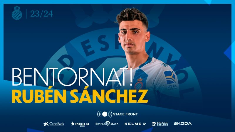 El Espanyol hace efectiva la cláusula para romper la cesión de Rubén Sánchez al Mirandés en caso de lesión grave y el canterano vuelve para estar bajo las órdenes de Luis Miguel Ramis