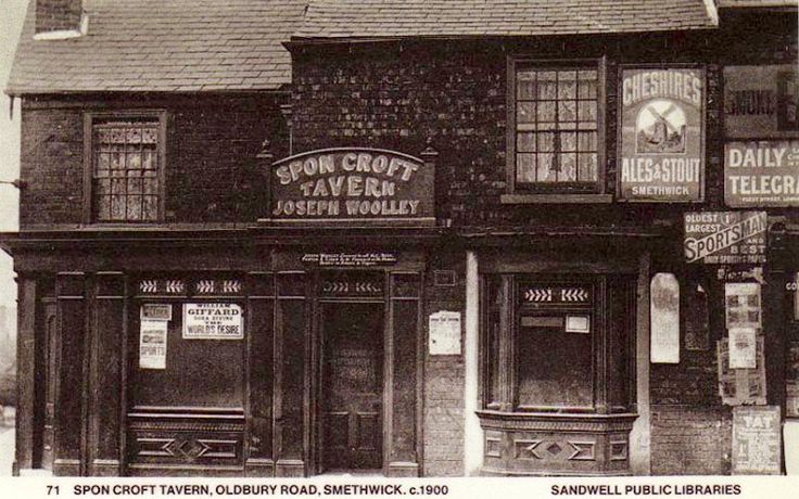 Postcard of Spon Croft Tavern in West Smethwick 
#WestSmethwick #OnePlaceStudy
@OnePlaceStudies