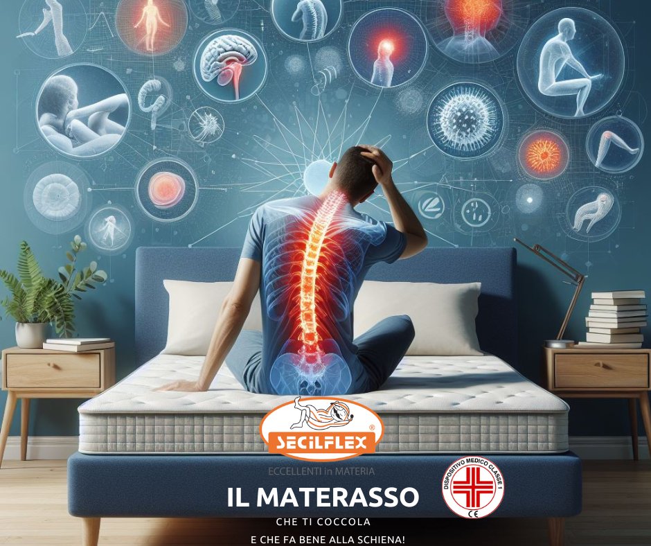 secilflex's tweet image. Dormire bene è essenziale per la salute della schiena, ma non c’è un materasso universale per tutti. Ognuno ha le sue preferenze e il suo comfort.
Secilflex Materassi ti offre materassi di qualità e innovazione, che si adattano a te e al tuo stile.  #MalDiSchiena #MaterassoGiusto