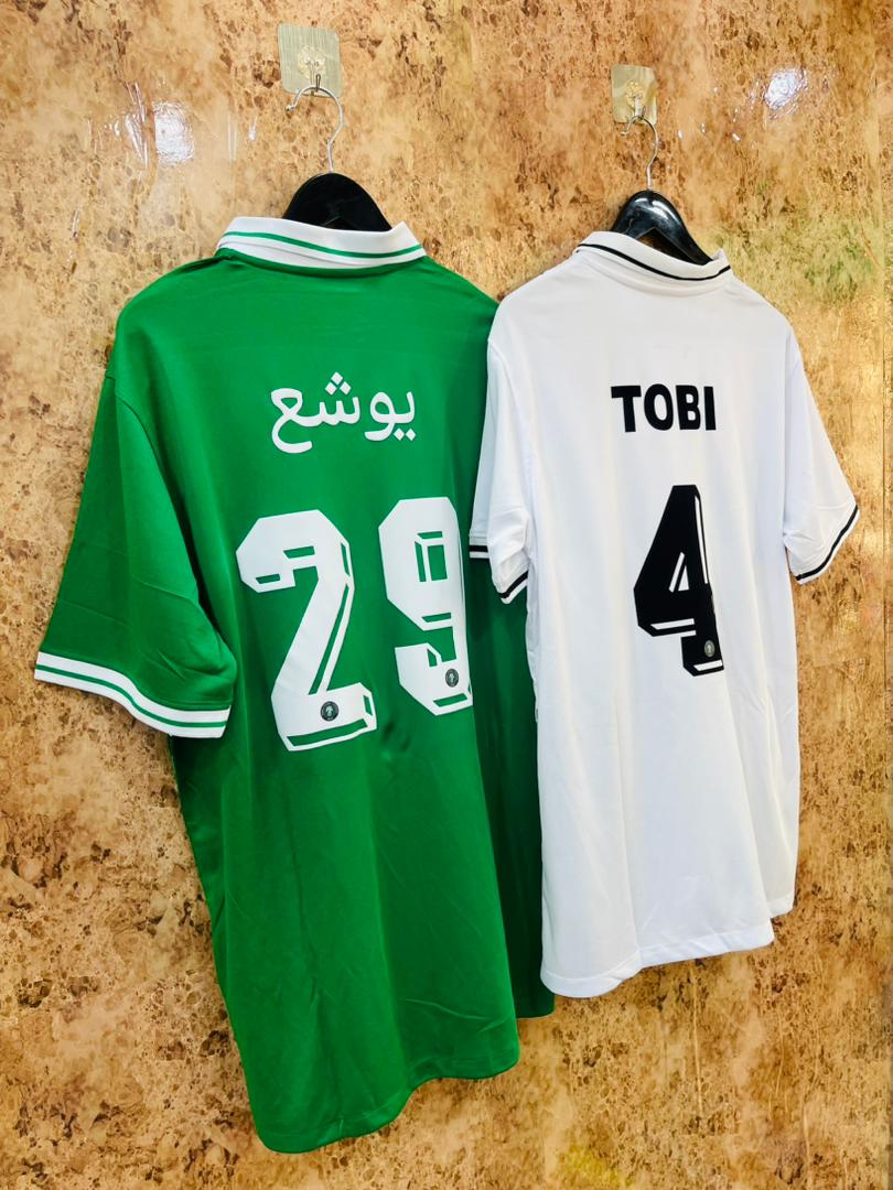 Jay_jerseys's tweet photo. We sell quality jerseys and sportwears for all club and country @Jay_jerseys

We offer premium customizing with appropriate fonts 🎨🖌️

Which jersey(s) are you getting from us today ? 

SIZE -: M - 2XL 

Doorstep delivery available Nationwide &amp; Worldwide https://t.co/xDC6iHG2V8 https://t.co/Elc7qhmxQi