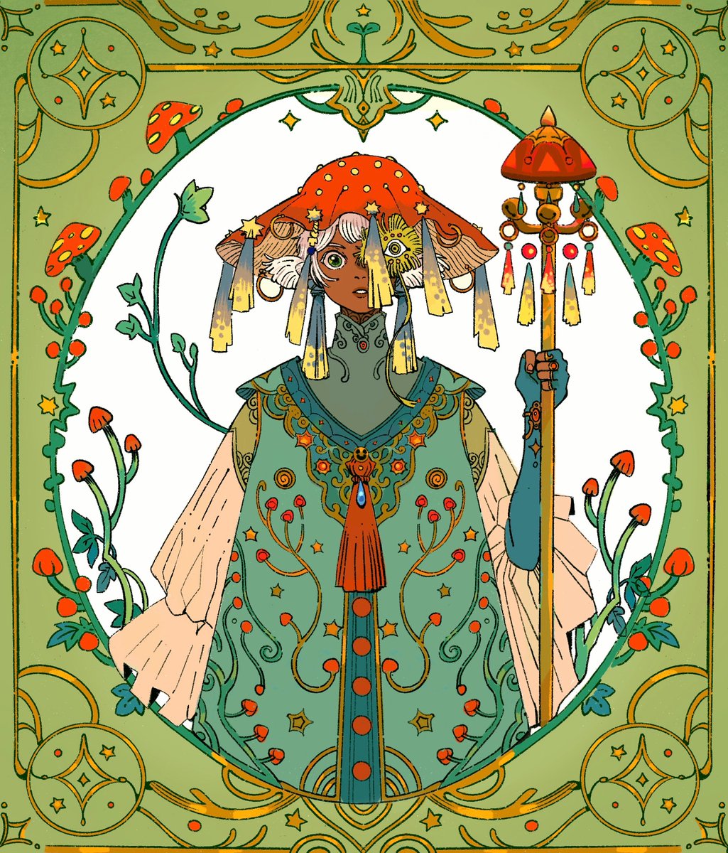 birdfrogdraws's tweet photo. Fungus witch https://t.co/Norcn4Kl4v