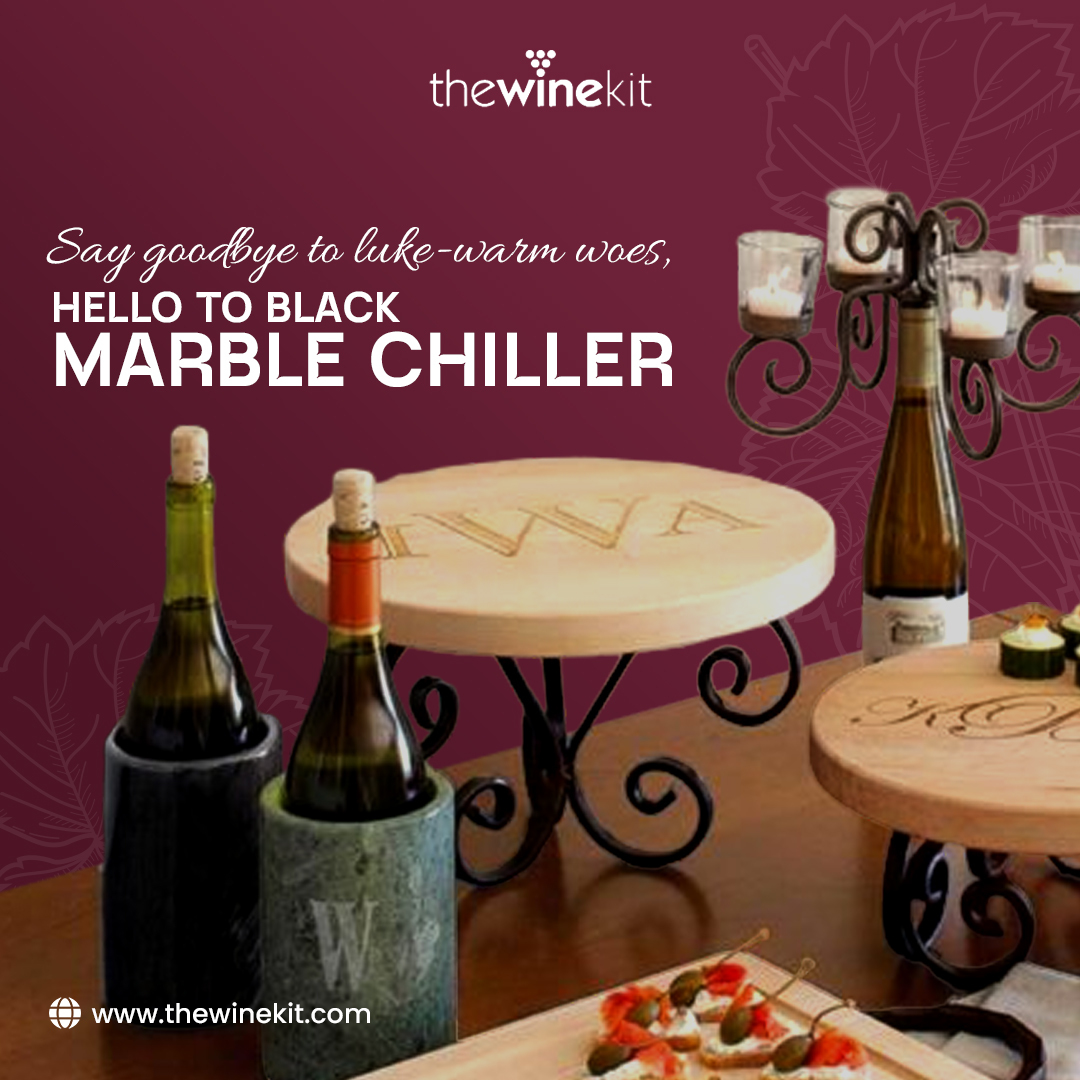 thewinekit_'s tweet photo. A sophisticated centerpiece for discerning hosts, the Black Marble Chiller elevates your wine service beyond mere temperature control. It doesn't just keep your wine cold, it makes your serving look extra special.
Order yours today at: https://t.co/iBknhYNFUF

#TheWineKit #wine https://t.co/eCPkzE3WfC