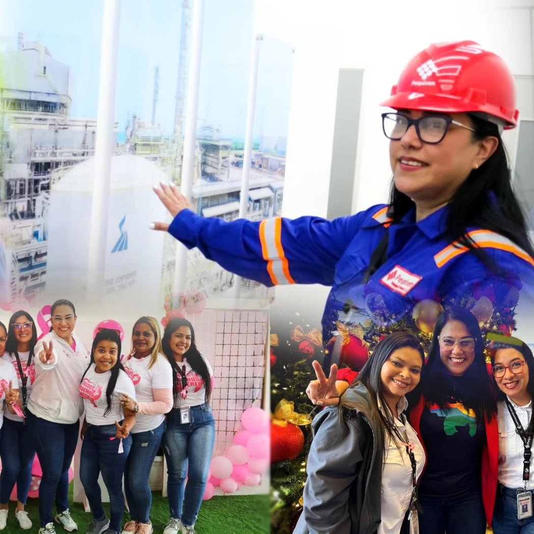 Seguimos caminando de la mano de nuestra presidenta Ninoska La Concha, dejando huellas de amor en cada rincón de esta Industria, que forma parte de nuestra vida. <a href="/TellecheaRuiz/">Rafael Tellechea</a> <a href="/delcyrodriguezv/">Delcy Rodríguez</a> <a href="/nlaconchamolina/">@NLaConchaMolina</a> <a href="/hipcastrillo/">Hipocrate Castrillo</a> <a href="/PrensaPequiven/">Pequiven</a> <a href="/NicolasMaduro/">Nicolás Maduro</a>