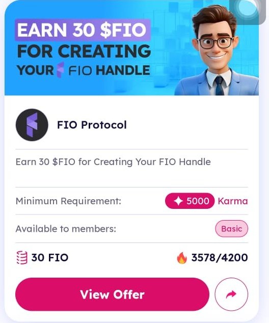 Carolina_ALTs's tweet photo. Participant pool increased for FIO Protocol and Forward Protocol thats Hot Offers available  on #Magicsquareio

Just a few slots are available. 
Join Now🔥

@MagicSquareio
#MagicSquare $SQR https://t.co/LyAFB0HuVr