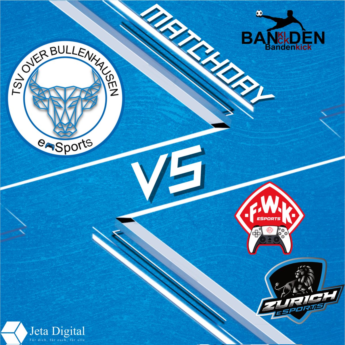 Tsv-over-bullenhausen-esport (@tsvesport) on Twitter photo Heute ist #Matchday in der Proclubs Liga1 vom <a href="/bandenkick/">Bandenkick</a>
20:20 - <a href="/fwk_1907/">FC Würzburger Kickers</a>
20:50 - <a href="/ZurichEsport/">eSport.zurich</a>
Zusätzliche Verlinkung:
<a href="/CDesigns_de/">CDesigns</a>
<a href="/MagazineClubs/">eSports Magazine Pro</a>
Partner:
#jetadigitalde
#NVIT
#simongaute_finanzmentor Heute ist #Matchday in der Proclubs Liga1 vom <a href="/bandenkick/">Bandenkick</a>
20:20 - <a href="/fwk_1907/">FC Würzburger Kickers</a>
20:50 - <a href="/ZurichEsport/">eSport.zurich</a>
Zusätzliche Verlinkung:
<a href="/CDesigns_de/">CDesigns</a>
<a href="/MagazineClubs/">eSports Magazine Pro</a>
Partner:
#jetadigitalde
#NVIT
#simongaute_finanzmentor