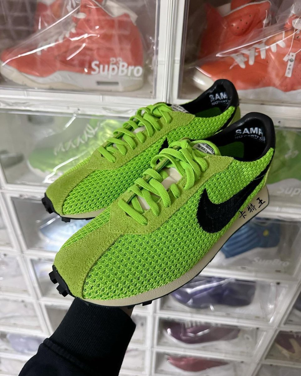 First look at the Stussy x Nike LD-1000 “Action Green” 💚