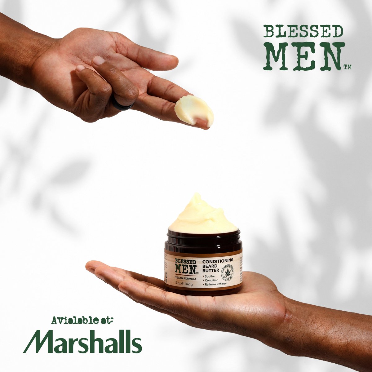 BlessedMenVegan's tweet photo. Calling all beard enthusiasts! 📣

Blessed Men Vegan Beard Care is now at Marshalls, bringing you premium grooming essentials. Elevate your beard game and embrace the goodness. 🌟🧔
.
.
#BeardCare #BeardButter #BeardWash #VeganProducts #veganbeard #BeardedMan https://t.co/tRFeeSSGMG