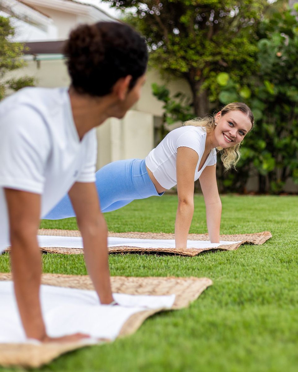 WellnessingVR's tweet photo. Discover a fun and challenging way to work out at @grandvelasnay, where you will connect with your body and push yourself with every session. Are you ready for this new challenge? #AnimalFlow #WellnessingByVelas #GrandVelas #FeelsLikeMagic https://t.co/u1gOeBNKYP