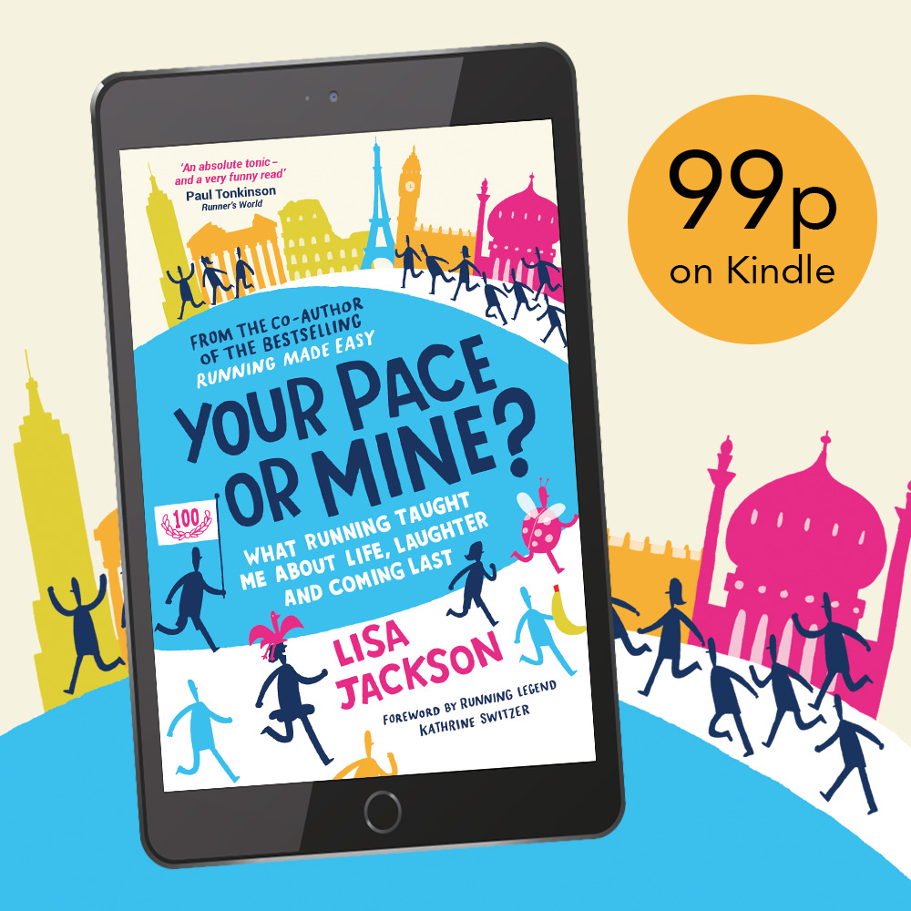 LISAJACKSON43's tweet photo. I'm thrilled that Your Pace or Mine? has been selected for a Kindle Monthly deal during February. This means that #runners struggling with their #marathon #motivation can read the stories of dozens of runners who've achieved great things for 99p, the price of a few sips of latte. https://t.co/OepRdmtDBB