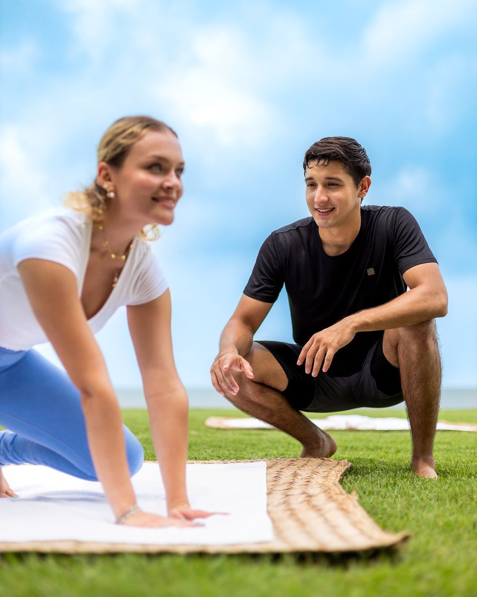 WellnessingVR's tweet photo. Discover a fun and challenging way to work out at @grandvelasnay, where you will connect with your body and push yourself with every session. Are you ready for this new challenge? #AnimalFlow #WellnessingByVelas #GrandVelas #FeelsLikeMagic https://t.co/u1gOeBNKYP