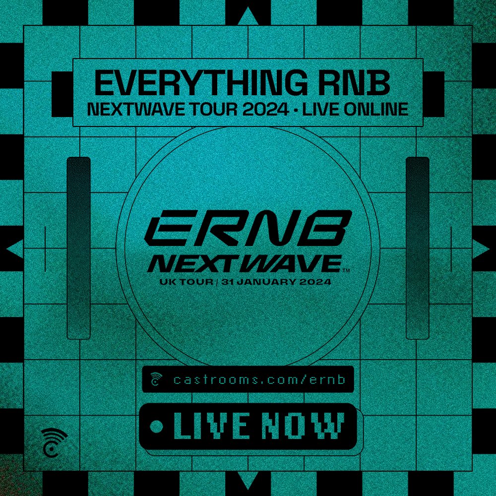 LIVE NOW! ERNB Nextwave Tour 2024 [Live Online from 229 London] - tune in from 8PM at castrooms.com/ernb

The annual ERNB Next Wave Tour is back, and better than ever before! Showcasing the crème de la crème of emerging and grassroots RnB talents in the UK.