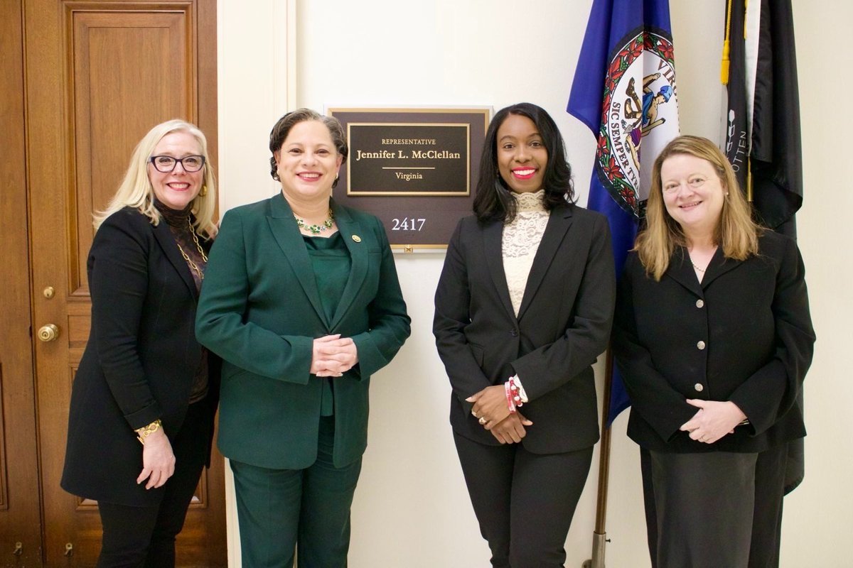 Congresswoman Jennifer McClellan (@repmcclellan) on Twitter photo It was great to see Commonwealth Attorneys <a href="/ShannonTaylorVA/">Shannon Taylor</a>, <a href="/AttyStepMorales/">Stephanie Morales</a> and <a href="/LibbyFxbg/">Libby Humphries</a> yesterday to discuss how best to support the victims of violent crimes. It was great to see Commonwealth Attorneys <a href="/ShannonTaylorVA/">Shannon Taylor</a>, <a href="/AttyStepMorales/">Stephanie Morales</a> and <a href="/LibbyFxbg/">Libby Humphries</a> yesterday to discuss how best to support the victims of violent crimes.