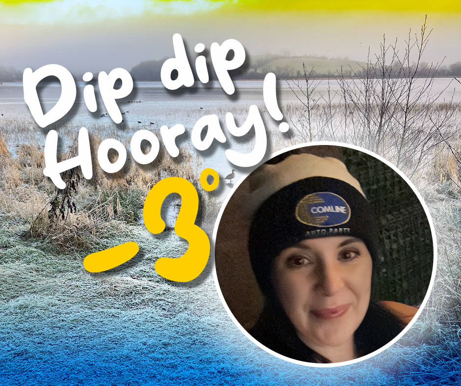 Respect to Roisin from our @ComlineIreland team who is embracing the winter chill with 40 icy dips before turning 4-0 this year! ❄️ #TeamComline #birthdaygoals #wellbeing #40dips #wildwater #coldwatertherapy