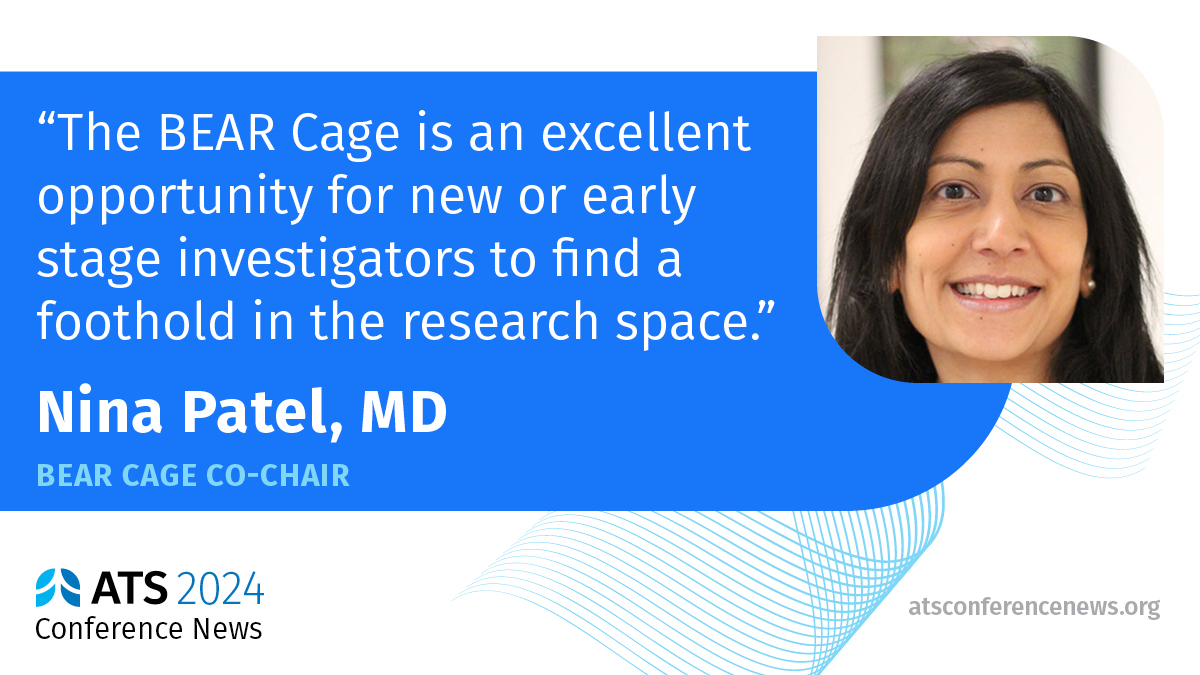 💡Have an innovative research proposal? Apply now for the 10th Annual BEAR Cage competition at #ATS2024! 🔗Learn more in ATS Conference News: bit.ly/3SdUTfY
