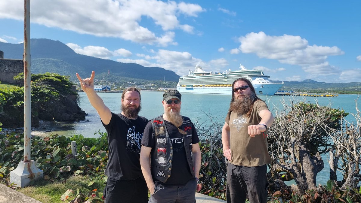 skyforger's tweet image. "Freedom of the Seas" &amp;amp; 70000TONS OF METAL 2024 has dropped an anchor in port of beautiful Puerto Plata, Dominican Republic 🏝️

Today SKYFORGER will hit Studio B / Ice Rink stage at 17.00! Don't miss your last chance! 

@70000tons #70000tons #MetalCruise #Skyforger #Latvia