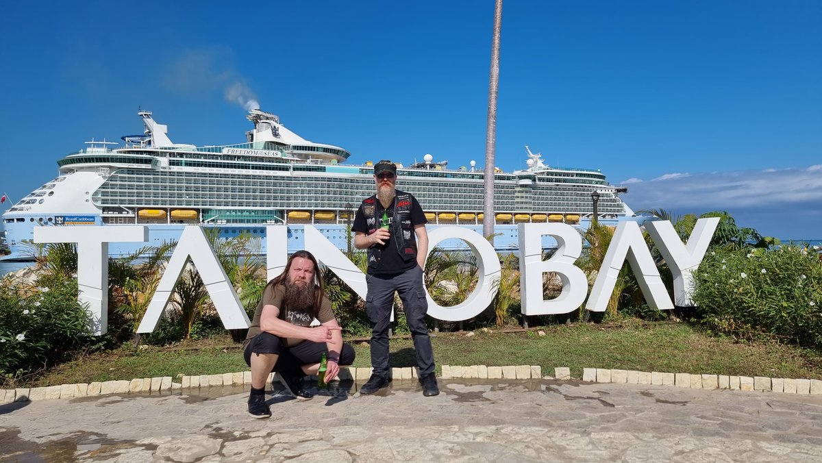 skyforger's tweet image. "Freedom of the Seas" &amp;amp; 70000TONS OF METAL 2024 has dropped an anchor in port of beautiful Puerto Plata, Dominican Republic 🏝️

Today SKYFORGER will hit Studio B / Ice Rink stage at 17.00! Don't miss your last chance! 

@70000tons #70000tons #MetalCruise #Skyforger #Latvia
