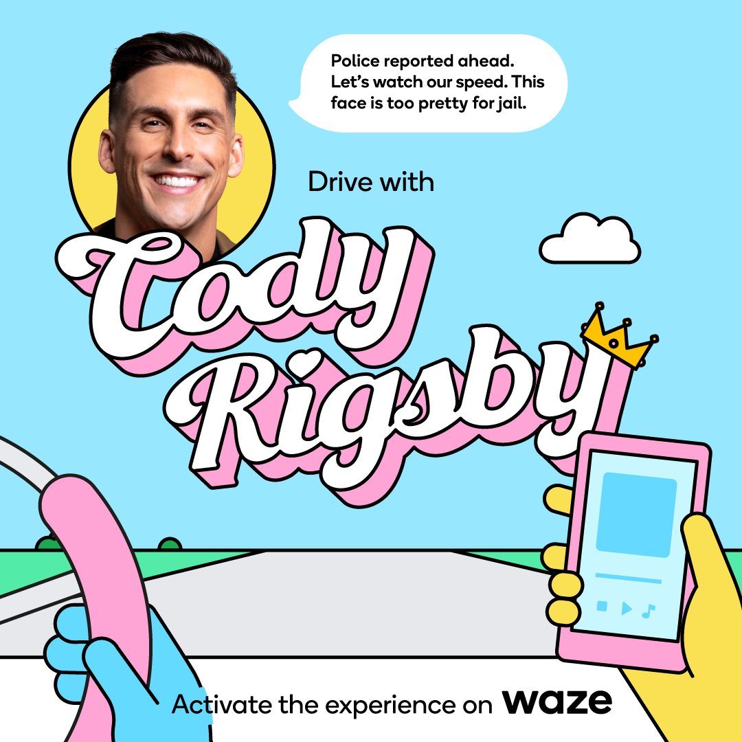 When Cody Rigsby does your navigation, it means neither of you are exercising. So technically speaking, Cody is off the clock. 🚙 Get ready for hot takes around snack choices, celebrity break-ups, and more. Activate the experience on mobile now: goo.gle/49h8Ala