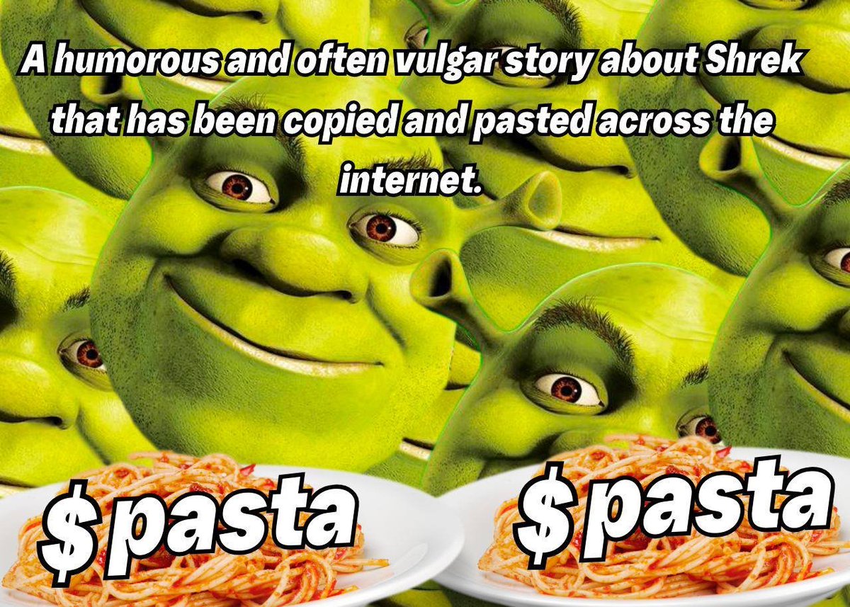 GM EVERYONE!

SHREK LOVES $PASTA

JOIN THE COMMUNITY TAKEOVER 

t.me/copypastasol
