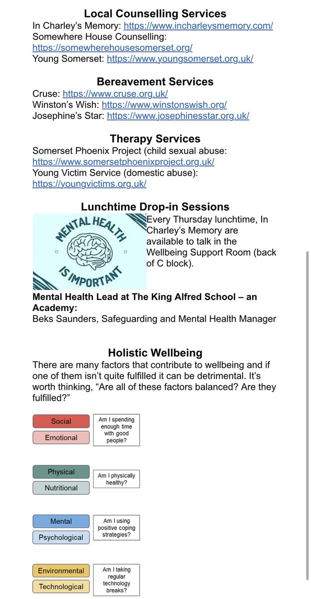 TKASASupport's tweet photo. Mental Health Support-
See images for lots of phone lines, websites and support services.
#mentalhealthmatters #lookafteryourself #letstalk #tkasasupport #tkasa #wellbeing #support https://t.co/7Iid3OviPi