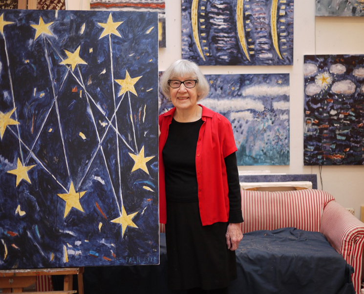 Happy Birthday to Gathie Falk, born this day in 1928. 
 Thank you for decades of incredible, inspiring artworks!  #gathiefalk #veneratetheordinary