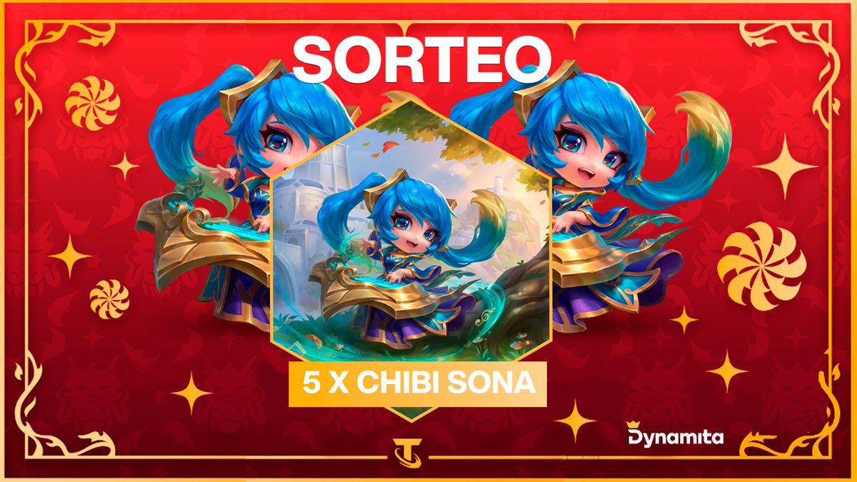 🌕SORTEO  5 x CHIBI SONA🌕

Llega el año nuevo lunar y  gracias al programa #RPP vamos a sortear 5 Sona Chibi para todas las regiones. 

Para participar:     
▫️<a href="/Dynamita_/">Daniela Meseguer</a> 
▫️Like y RT    
▫️Comenta diciendo tu skin de Sona favorita

 Ganadores el día 7 de Febrero ¡Mucha suerte!