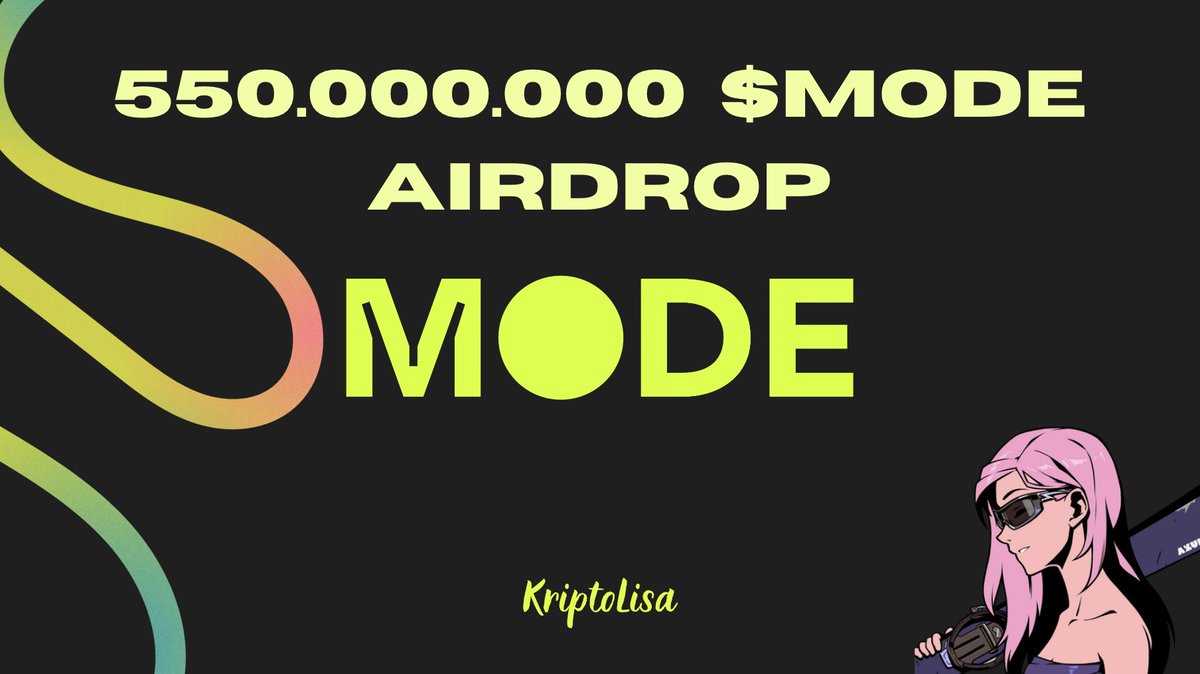 KriptoLisa's tweet photo. 🚨TEK TWEETTE MODE AİRDROP İŞLEMLERİ🚨

Aylardır ne işe yarar diye anlattık şimdi geldik işin en çokomelli kısmına

✅Airdrop işlemleri

Bu tweette resmi bir Mode Ambassador'u olarak hangi işlemleri yapabilirsiniz anlatıcam

Evet, daha önce birşey yapmadıysan sende gel

LIKE+RT https://t.co/yoeWunXIzn