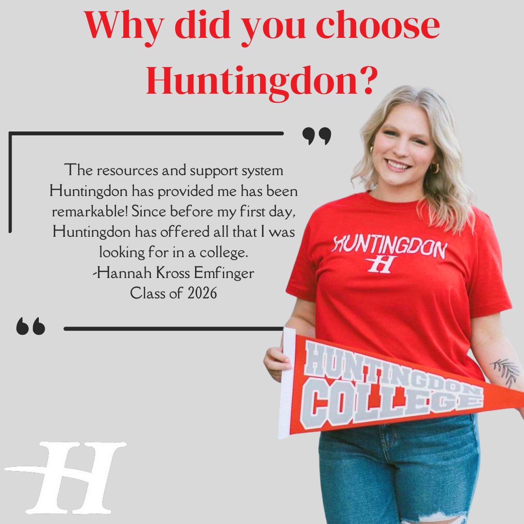 Want to see what Huntingdon could offer you?❤️ 🦅 
Visit our website for more info. 
#HAWKEM #HCisforme