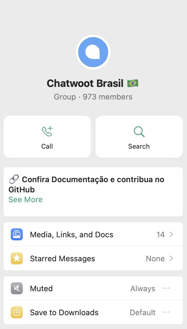 pranavrajs's tweet photo. I knew that @chatwootapp had a strong following in Brazil, but I never realized how big it actually is. 

I recently stumbled upon a WhatsApp group dedicated to Chatwoot with around 950+ members (one of the largest I know, second only to @ycombinator founders group) https://t.co/VlfFx991G1