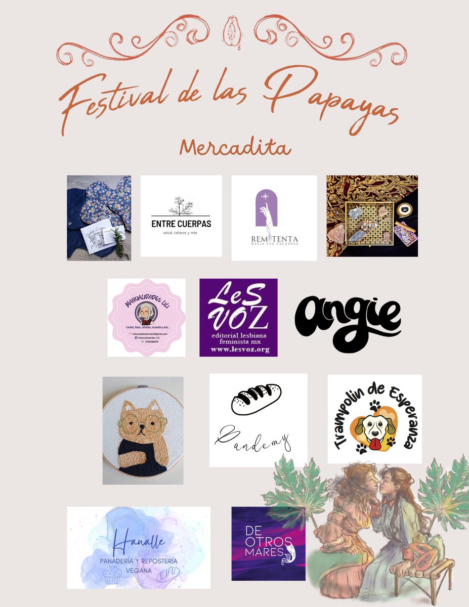 En nuestro festival contaremos con una MERCADITA con proyectos de mujeres increíbles 🌿🫶 ¡Las esperamos este sábado con mucha emoción! Inscripciones e información al correo: cursos@cetreg.com 🌊🌊