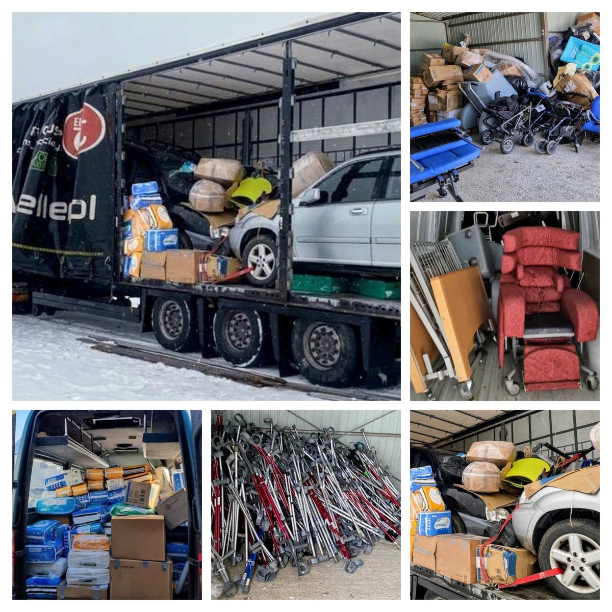 We thank our donors for the medical supplies &amp; equipment which we recently shipped to Ukraine. <a href="/irishredcross/">Irish Red Cross</a> #volunteers