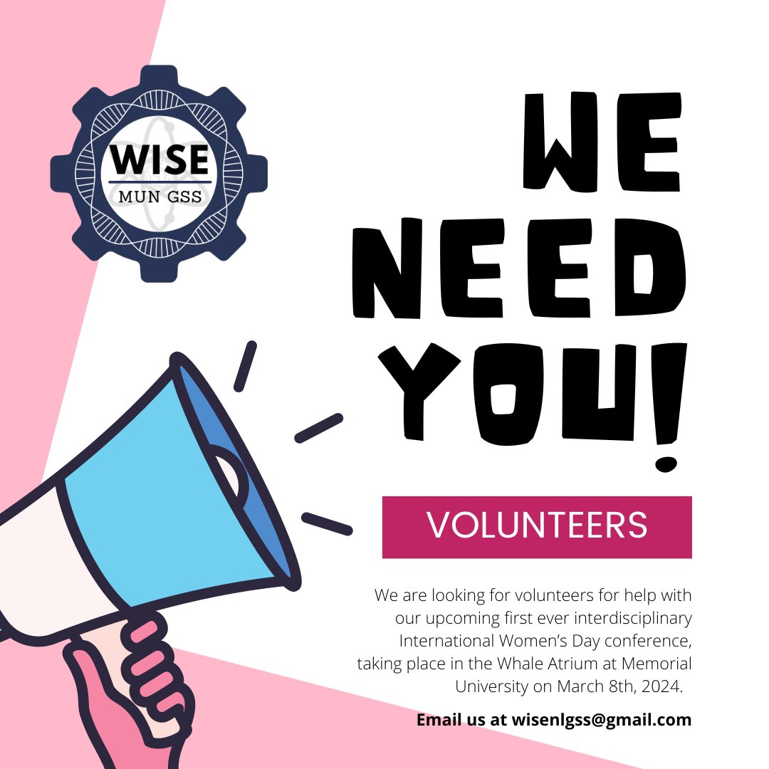 Women in Science and Engineering GSS @ MUN⚛️🧬⚙️🧲 tweet media