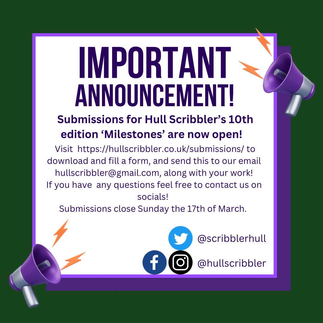 Submissions are open!