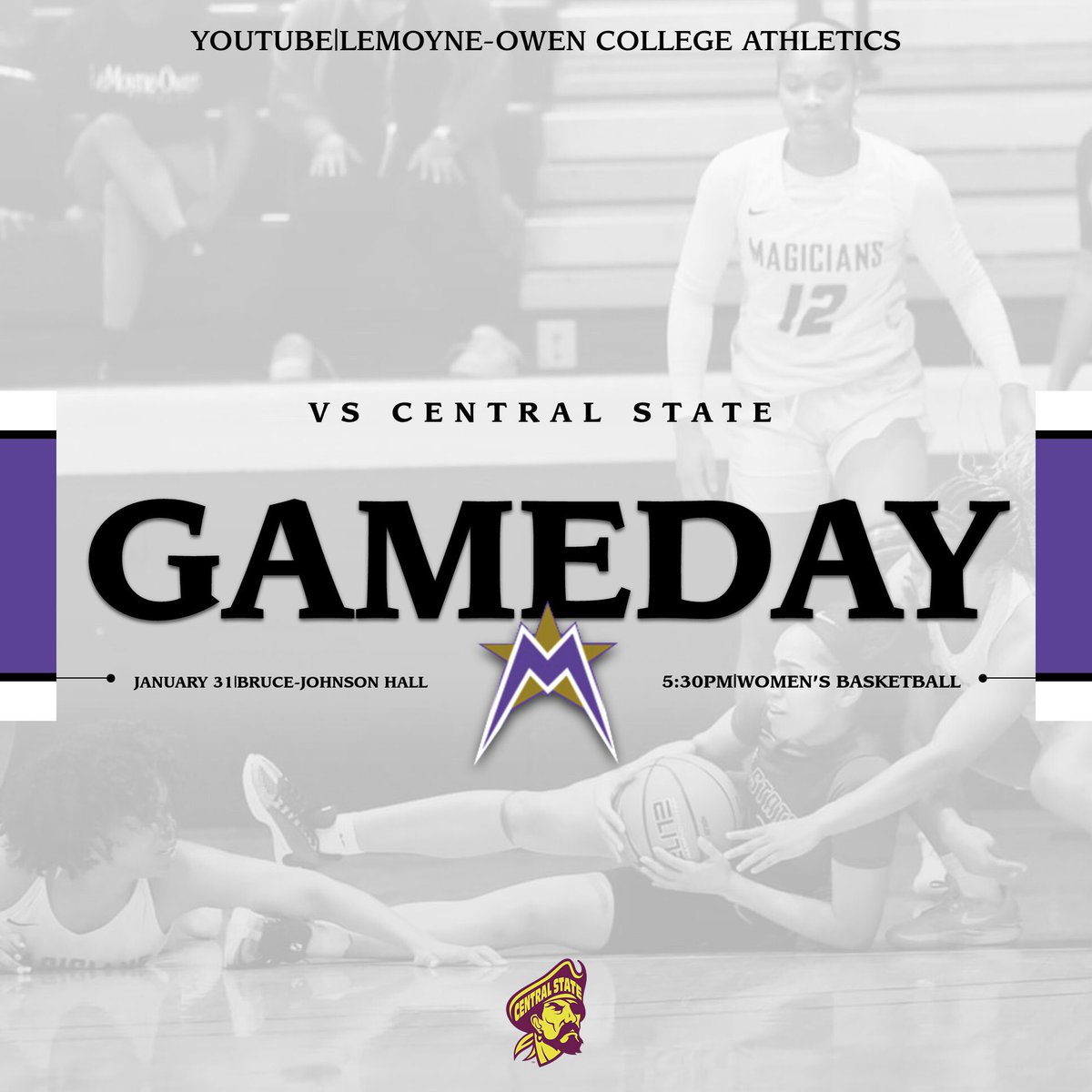 LOC_WBB's tweet photo. G A M E D A Y  😈

📍 Bruce-Johnson Hall
🕰️ 7:30PM
Vs  Central State Univeristy
📺 Youtube| LeMoyne-Owen College
🍿 Concessions https://t.co/812y3PQAwr