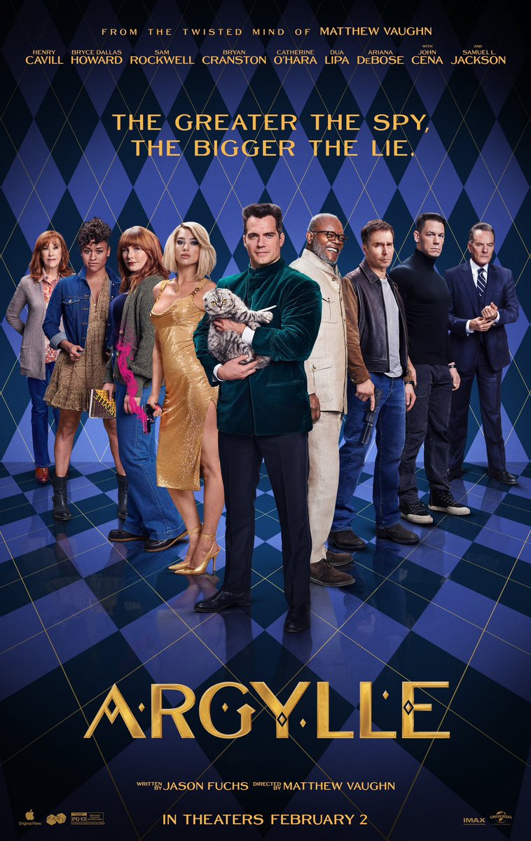 DiscussingFilm's tweet photo. Matthew Vaughan’s ‘ARGYLLE’ debuts with 39% on Rotten Tomatoes.

Read our review: https://t.co/NvKKzmqqA0 https://t.co/IrfDPuWMTZ