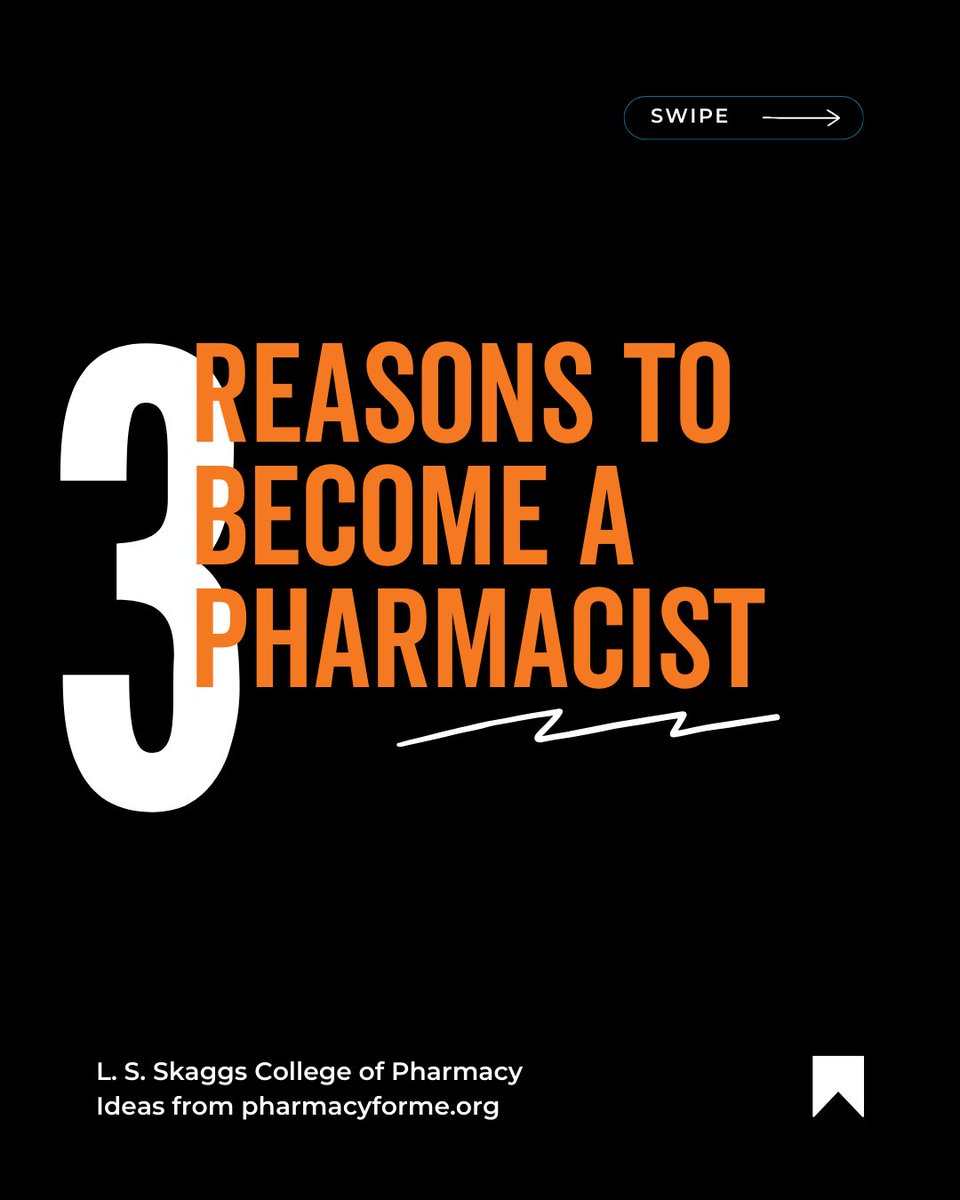 ISUPharmD's tweet photo. 3 (more) Reasons to Pursue a Career in Pharmacy! 💊💼

Step into a career where your impact extends beyond prescriptions, shaping healthier communities every day!

 #PharmacyCareers #HealthcareImpact #FinancialStability https://t.co/oc5qrKsc7E