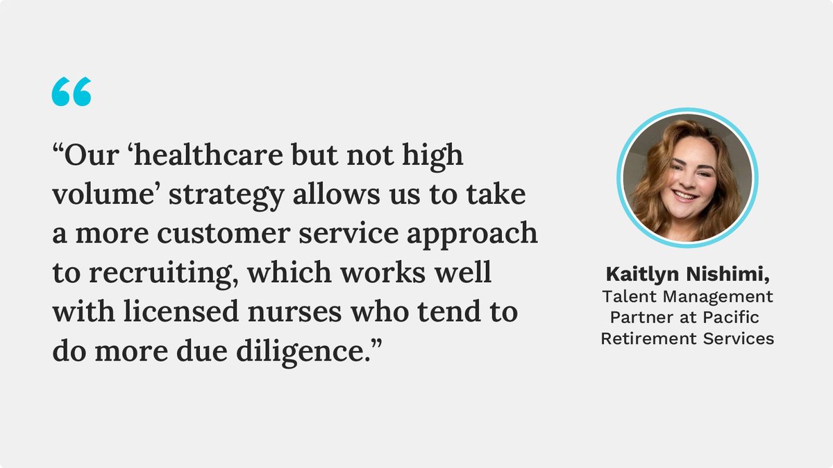 Did you know that nurse demand in the US is set to rise by 10% by 2030! 📈👩‍⚕️

We caught up with Kaitlyn Nishimi at @PRSCommunities, on how PRS are tackling the #NursingShortage with their 'healthcare but not high volume' strategy: bit.ly/3u6eTc7

#HealthcareRecruitment