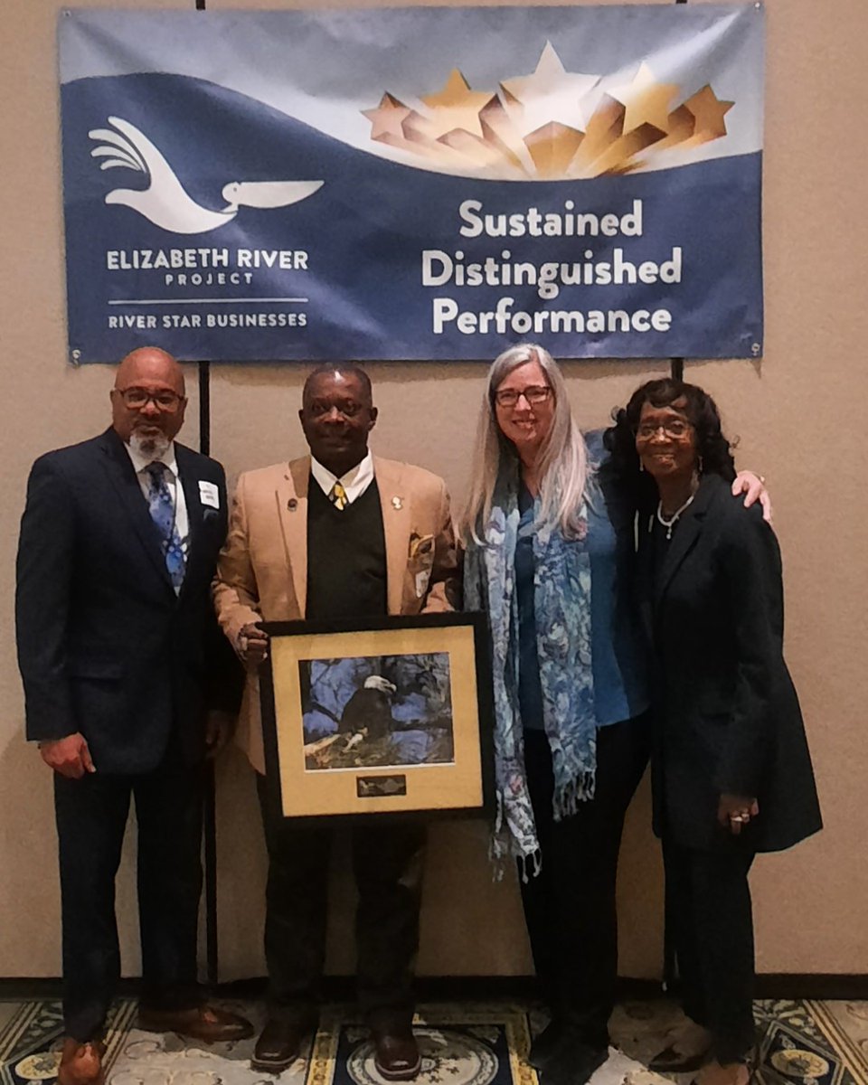 Norfolkstate's tweet photo. Exciting news! Norfolk State University is now a Sustained Distinguished Performance River Star Business! Thanks to our valued partner, BrightView Landscape. This achievement reflects our dedication and teamwork. #NSU #Behold #TheGreenandGold #BrightView #RiverStar https://t.co/XU7DmueBdA