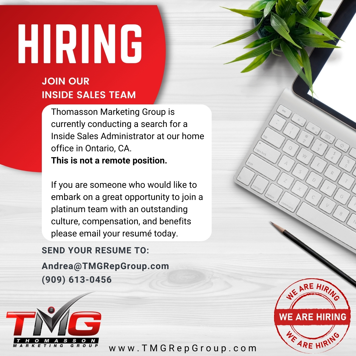 WE ARE HIRING! #HIRINGNOW #JoinOurTeam #FREECOFFEE