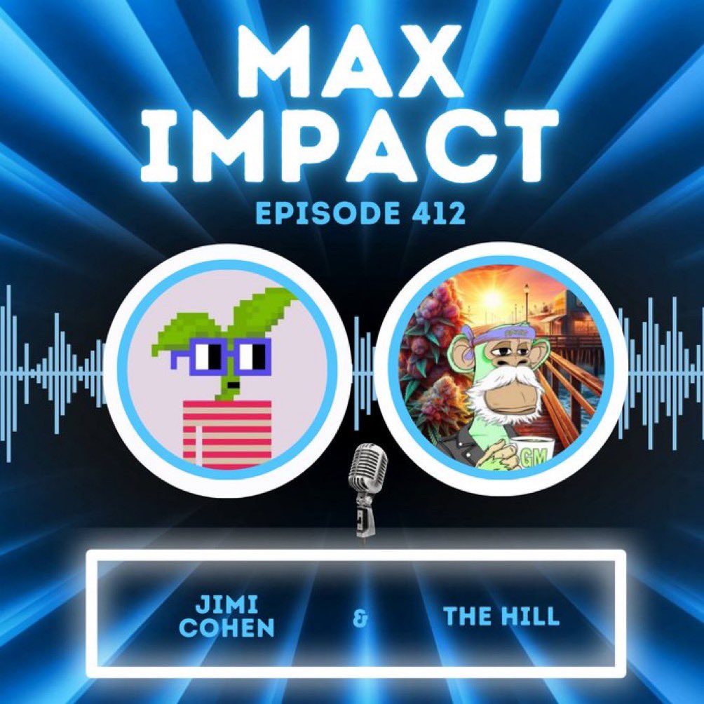 GM GM Regens 🌱🌳

Did you know we have now 1 but 2 MAX IMPACT episodes for you today?💚

The amazing <a href="/hardmoustache/">Hill</a> of <a href="/CycloTurtles/">CycloTurtles by NotEssential™</a> is coming through at 2PM EST to share some super exciting &amp; impactful news about their innovative coral tech!🪸

⬇️RSVP⬇️
x.com/i/spaces/1YpKk…