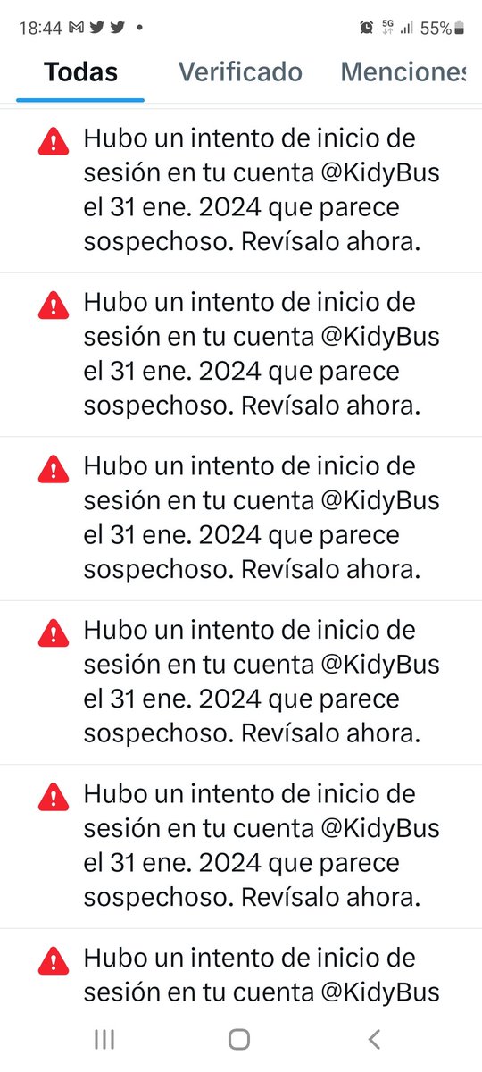 KidyBus's tweet photo. Es un no parar...el que esté interesado en la cuenta que por lo menos contacte para qué....no paro de cambiar contraseñas y de bloquear accesos https://t.co/z4ZmUfweNI