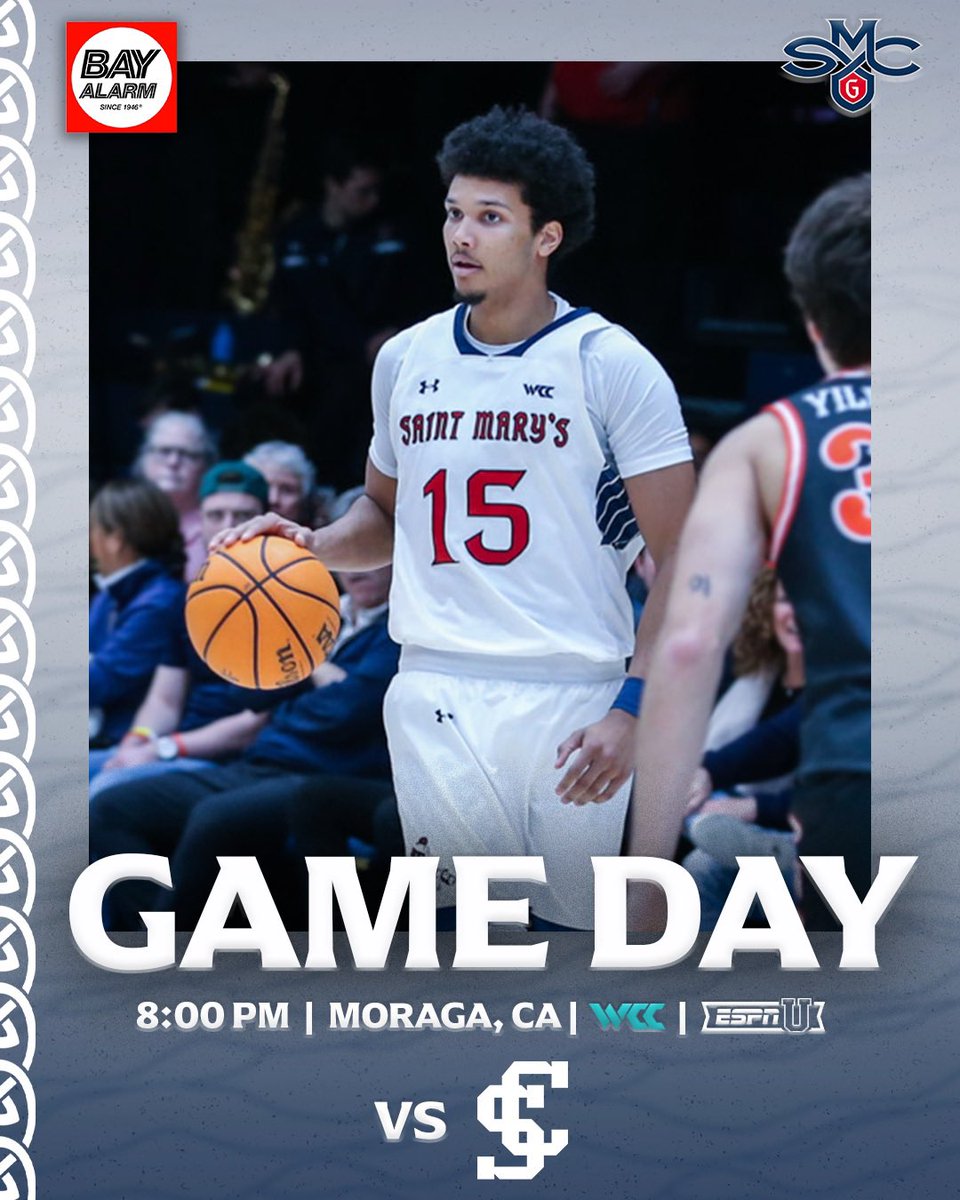 saintmaryshoops's tweet photo. Midweek matchup 🔥

📺 ESPNU
📊 https://t.co/lHGZAno50I
🎙️ https://t.co/0tn3SVAvVD
🎟️ https://t.co/0VoFIF0xhS

#GaelsRise https://t.co/vY9RVGjVMJ
