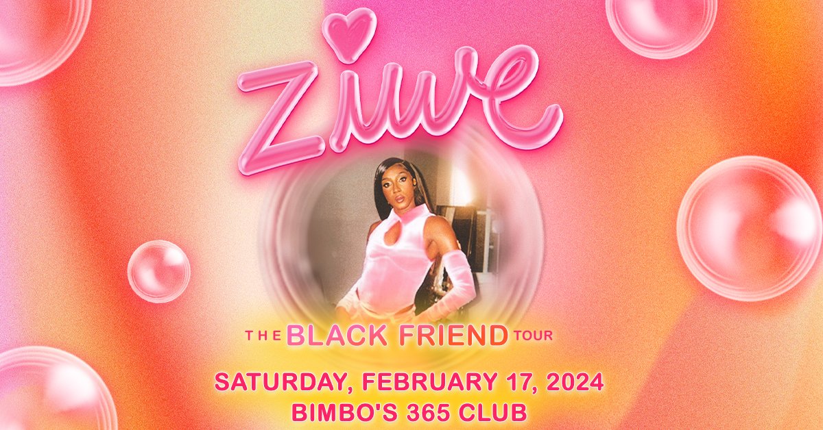 ZIWE is coming back to the Club for an encore show on Sat. Feb 17th! Tickets go onsale this Friday @ 10am.
