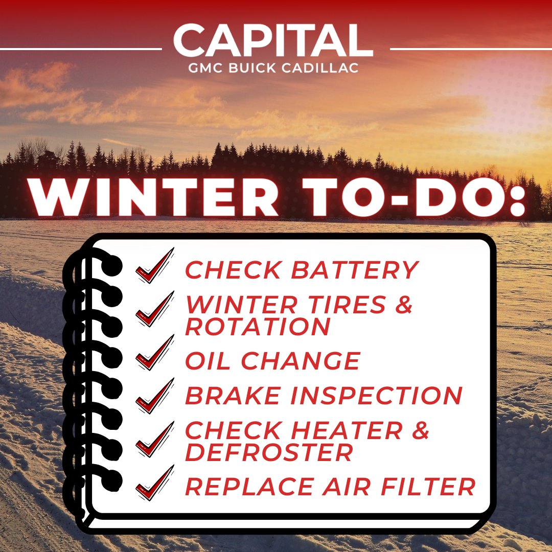 Can you pass our winter vehicle checklist? 

✅ Battery 
✅ Tire inspection and rotation 
✅ Oil change
✅ Brake inspection
✅ Heater and defroster 
✅ Air filter 

Didn't check all the boxes? Prepare your vehicle for adverse weather conditions by calling us at (306) 525-5211.