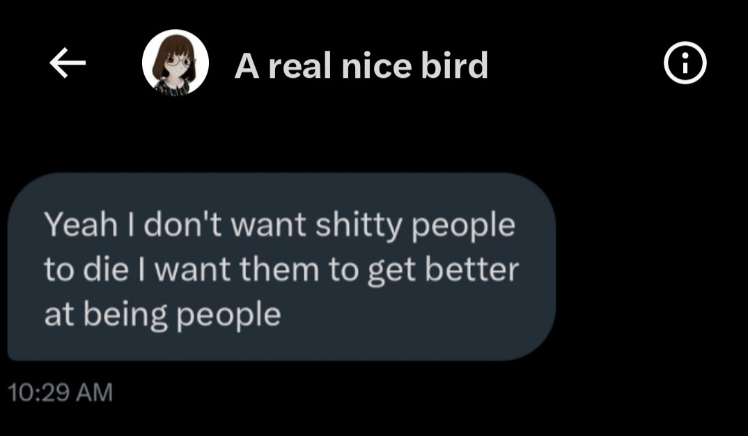 HeyFellerFriend's tweet photo. @RinRinYikes They think you're a shitty person anyway just do it https://t.co/vs9Tjy8gBR