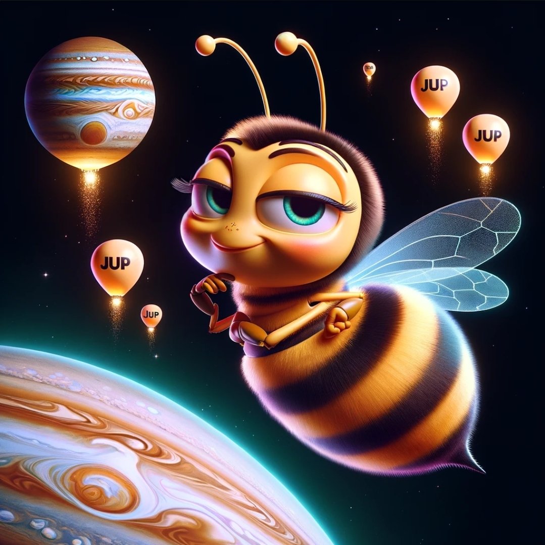Hey hive-mates! Just caught wind of the $JUP airdrop and it's looking like a honey-sweet deal! Free coins dropping like pollen in spring - but as always, do your own buzzing research! Might be a chance to add some nectar to your portfolio. $BZY #memecoin #JUP