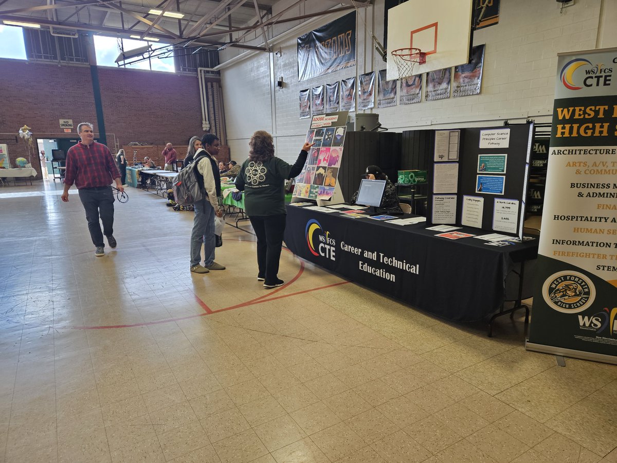 WFHSCounselor's tweet photo. Who wants to know which CTE courses will be taught at West next year? Stop by the Old Gym during your lunch today for more information. @PtsaWest #beprepared #registration2425 https://t.co/hxUjvWHz5t