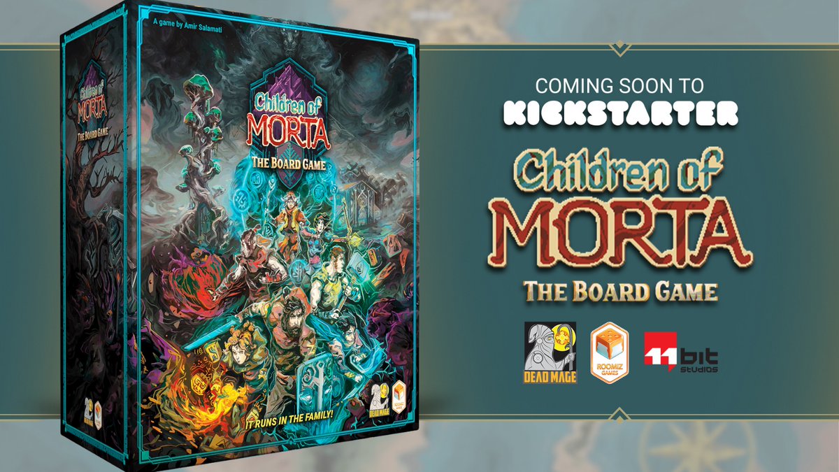 Did you miss the Bergsons? 🗡️

Get ready for Children of Morta: The Board Game - a family-friendly, cooperative adventure for 1 to 4 players.

Kickstarter launching 2024!

kickstarter.com/projects/roomi…