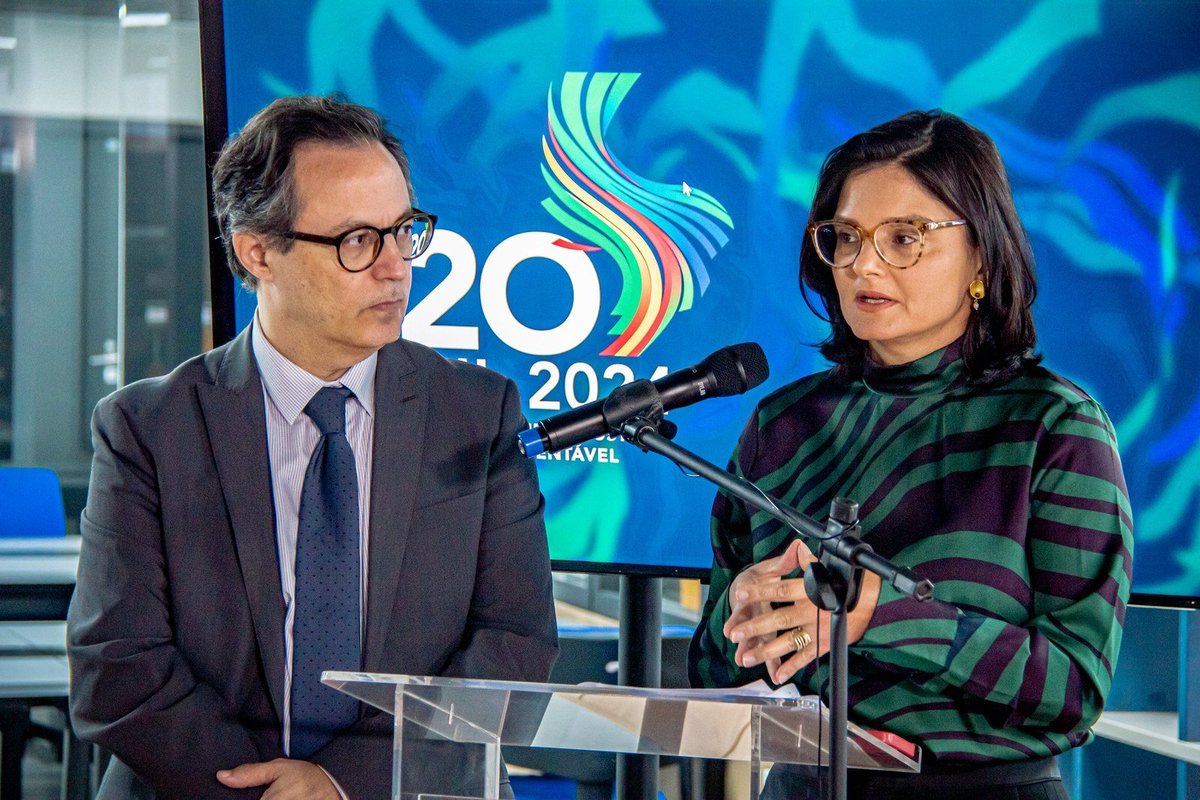 g20org's tweet image. Female Leadership and Sustainability: Brasil leads initiative to reconfigure international trade: g20.org/en/news/female…